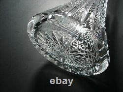 Waterford Cut Crystal Lismore Diamond Tall Decanter with Stopper signed