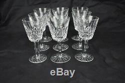 Waterford Cut Crystal Lismore White Wine Set of 9