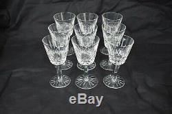 Waterford Cut Crystal Lismore White Wine Set of 9