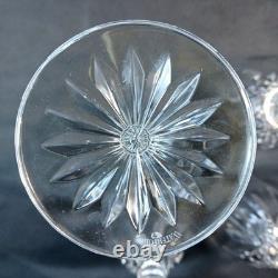 Waterford Cut Crystal Wine Glasses Set of 4 Elegant Tall Stemware 6.75