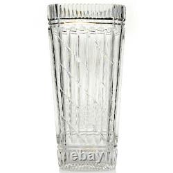 Waterford Four Seasons 12 Handmade Diamond, Wedge & Upright Cut Crystal Vase