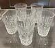 Waterford Glenmore Signed Cut Crystal 12 oz. Highball Water Glasses Set Of Six