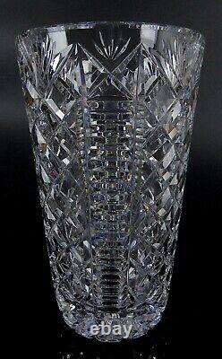 Waterford Ireland Clare Cut Crystal Glass 10 Flower Vase