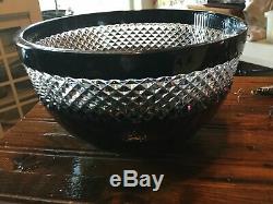 Waterford JOHN ROCHA Black Cut 10 Crystal Bowl