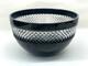 Waterford John Rocha Cut Glass Black Bowl Cased Crystal 8