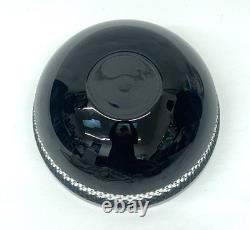 Waterford John Rocha Cut Glass Black Bowl Cased Crystal 8