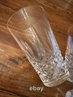 Waterford Kenmare Cut Crystal 10 Oz Flat Tumbler Juice Glass Ireland Set of 3