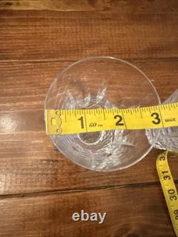 Waterford Kenmare Cut Crystal 10 Oz Flat Tumbler Juice Glass Ireland Set of 3
