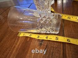 Waterford Kenmare Cut Crystal 10 Oz Flat Tumbler Juice Glass Ireland Set of 3