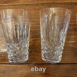 Waterford Kenmare Cut Crystal 10 Oz Flat Tumbler Juice Glass Ireland Set of 3