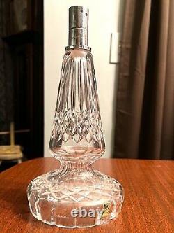 Waterford Lismore 10 Tall Cut Crystal Table Lamp Base. No Electric Glass Only