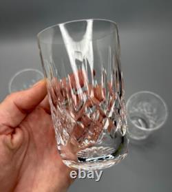 Waterford Lismore Cut Crystal Highball Glasses Set Of 3 4.75 Ireland