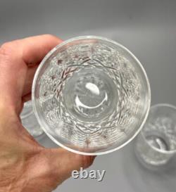 Waterford Lismore Cut Crystal Highball Glasses Set Of 3 4.75 Ireland