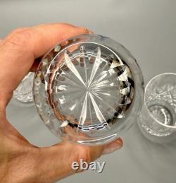 Waterford Lismore Cut Crystal Highball Glasses Set Of 3 4.75 Ireland