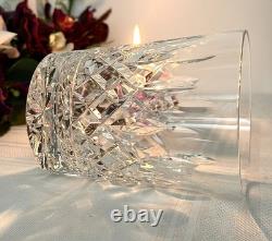 Waterford Lismore Double Old Fashioned Glass Cut Crystal Vintage Barware 2
