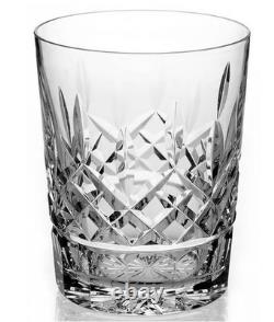 Waterford Lismore Double Old Fashioned Glass Cut Crystal Vintage Barware 2