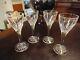 Waterford Lismore Set Of 4 Cut Crystal Cordial Glasses 6.5in Heavy and EX Cond