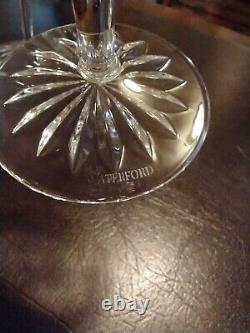 Waterford Lismore Set Of 4 Cut Crystal Cordial Glasses 6.5in Heavy and EX Cond