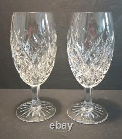 Waterford Pallas Crystal Glass PAIR Iced Tea Cocktail 7.25
