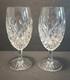 Waterford Pallas Crystal Glass PAIR Iced Tea Cocktail 7.25