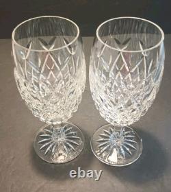 Waterford Pallas Crystal Glass PAIR Iced Tea Cocktail 7.25