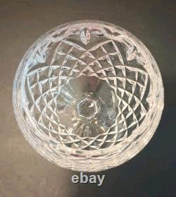 Waterford Pallas Crystal Glass PAIR Wine Goblet Cut Glass 7.25
