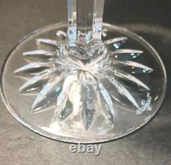 Waterford Pallas Crystal Glass PAIR Wine Goblet Cut Glass 7.25