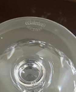 Waterford Rare Signed Nocturne Cut Crystal Ship's Decanter Set Brandy Glasses