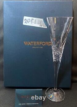 Waterford Wishes Happy Toasting Flute Champagne Crystal Glass 7 Oz 11h New 1 Pc