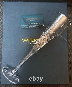 Waterford Wishes Happy Toasting Flute Champagne Crystal Glass 7 Oz 11h New 1 Pc