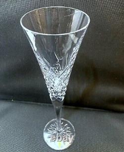Waterford Wishes Happy Toasting Flute Champagne Crystal Glass 7 Oz 11h New 1 Pc