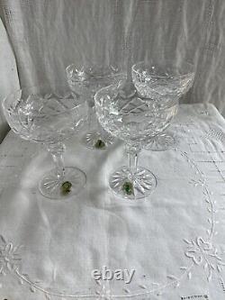 Waterford champagne glasses x4 Powerscourt New