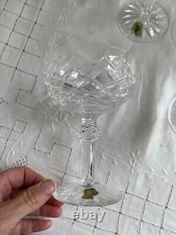 Waterford champagne glasses x4 Powerscourt New