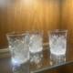 Whiskey Rocks Tumbler 3.75 H Antique American Brilliant Cut Crystal Set of 3