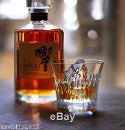 Whisky Crystal tumbler Suntory HIBIKI Baccarat 24 face cut Shot Glass LImited JP
