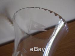 White Star Line Stuart Crystal Cut Glass Flower Vase R. M. S. Olympic